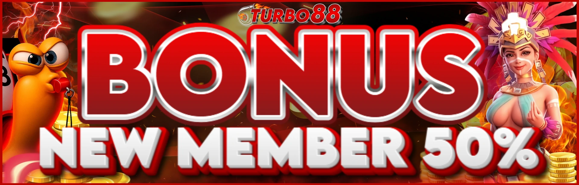 BONUS NEW MEMBER 50%