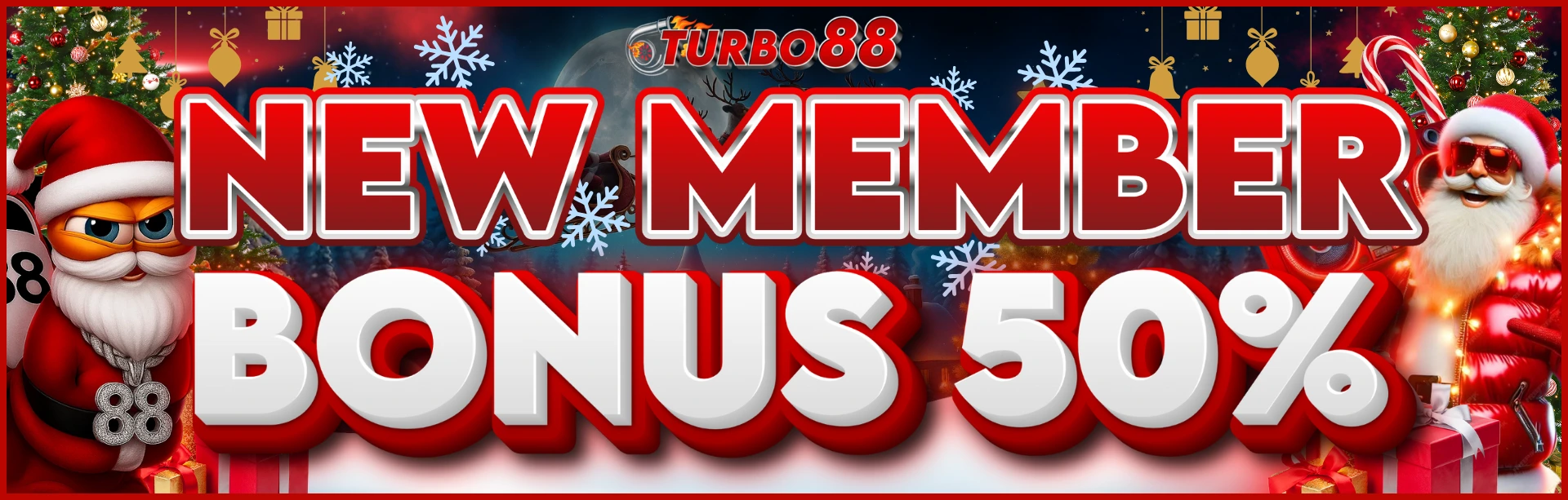 BONUS NEW MEMBER 50%