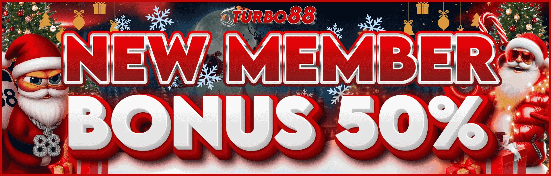 BONUS NEW MEMBER 50%