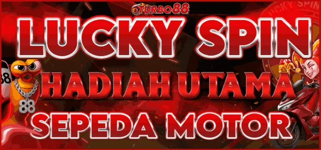 Lucky Spin Hadiah Utama Sepeda Motor