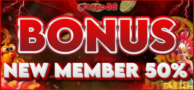 BONUS NEW MEMBER 50%
