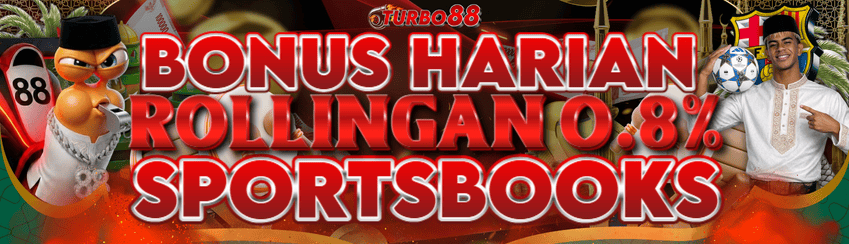 BONUS ROLINGAN HARIAN SPORTBOOKS 0.8%