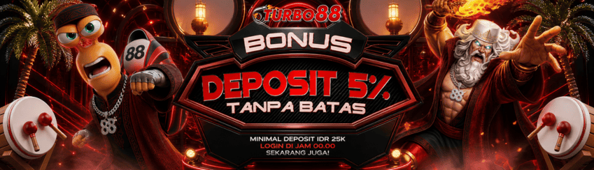 TURBO88 BONUS DEPOSIT 5%