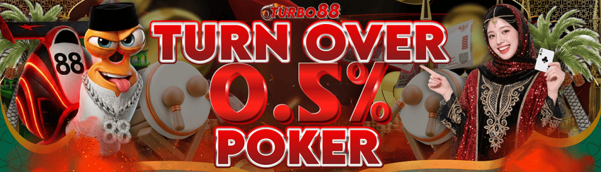 TURBO88 - BONUS TURNOVER POKER 0.5%
