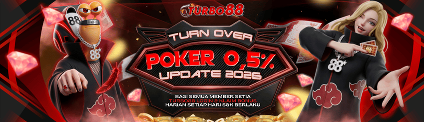 TURBO88 - BONUS TURNOVER POKER 0.5%
